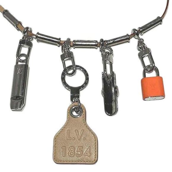 Pre Loved louis vuitton Men metallic | silver Necklaces - Picture 1 of 8